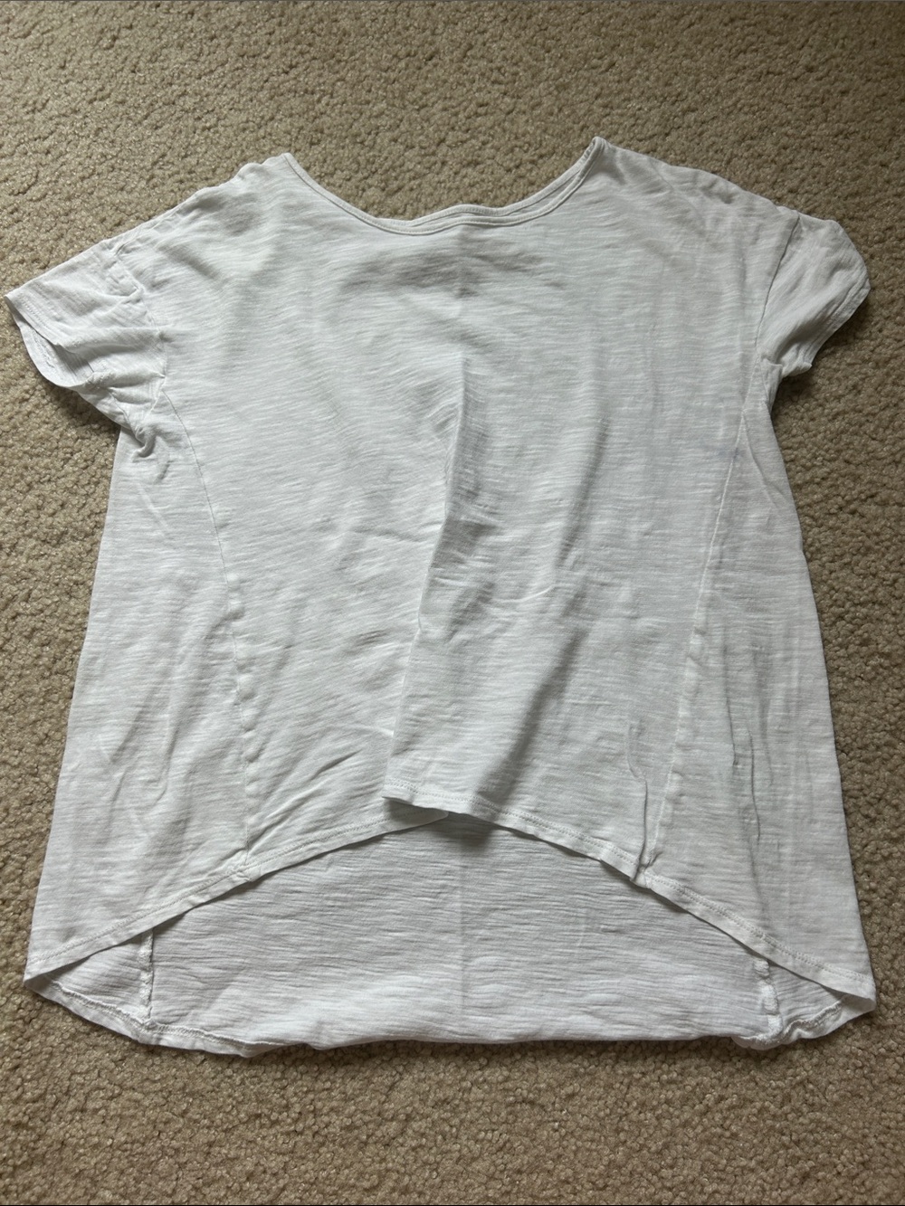 Old Navy girls white cotton tshirt
